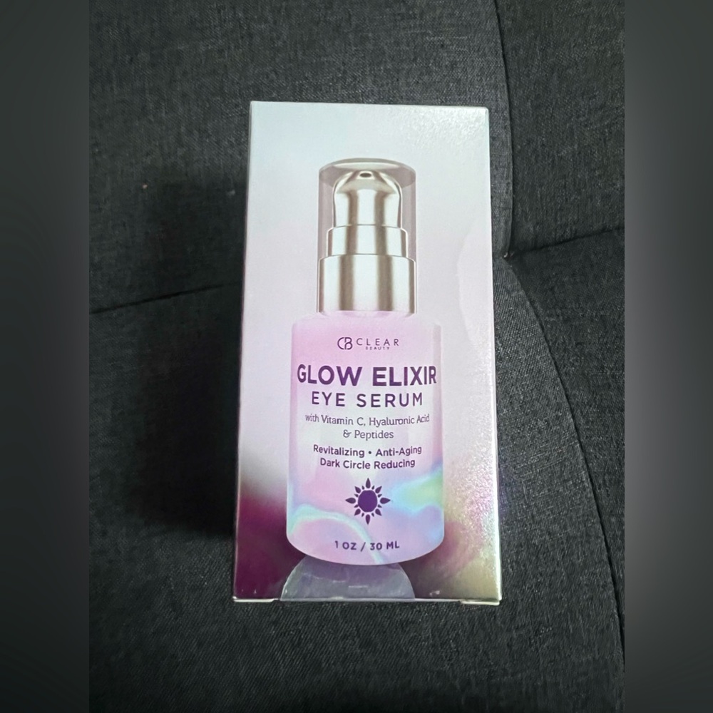 Clear Beauty Glow Elixir Vitamin C & Hyaluronic Acid Under Eye Serum
